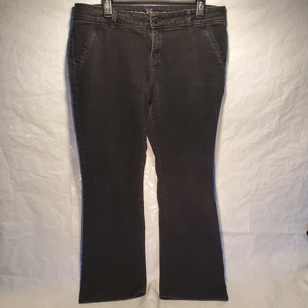 Simply Vera Vera Wang Black Jeans Womens Sz. 14